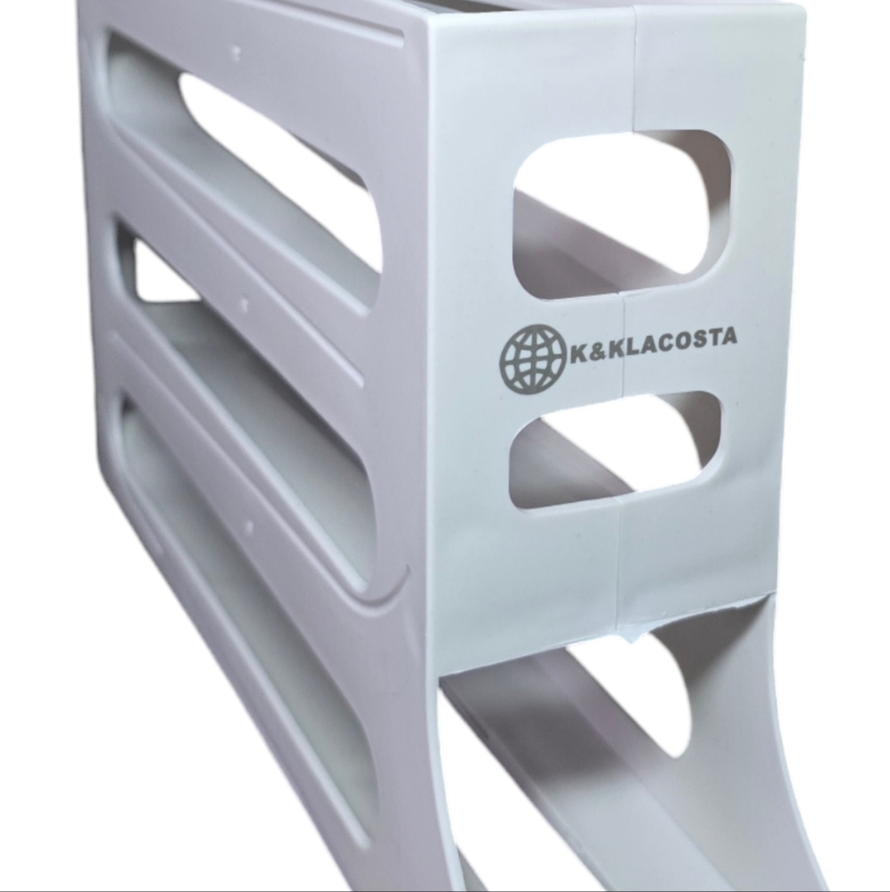 K&KLACOSTA 4-level egg tray, automatic egg dispenser for storing, arranging, dis